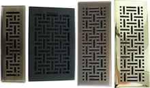 Wicker Style Floor Registers